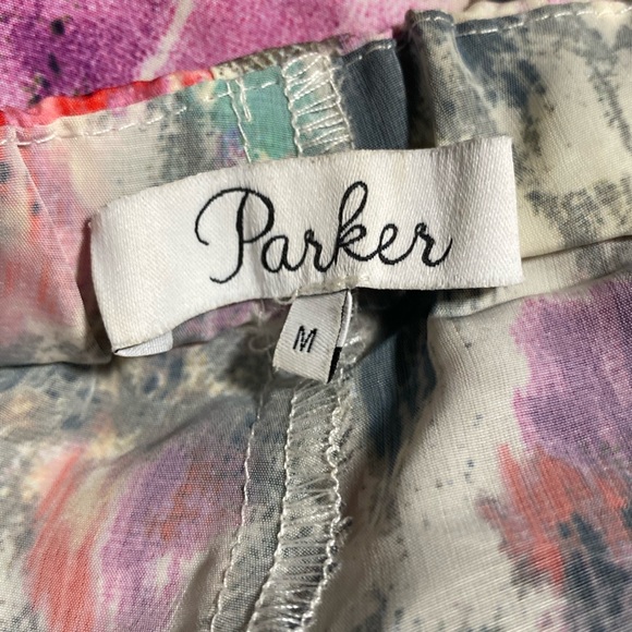 ❤️ Parker Multicolored Tie Back Romper Size M NWOT - Picture 5 of 7